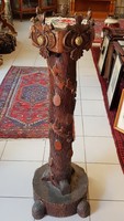 Wooden pedestal, flower holder, sculpture holder