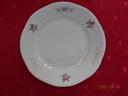 German porcelain small plate, flower pattern, diameter 18.5 cm. He has!