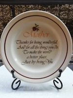 English wood & sons porcelain decorative plates for desserts