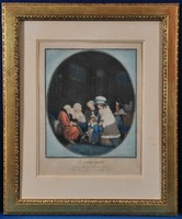 Philbert-Louis Debucourt (1765-1832) Le Compliment and Les Bouquets Lithographs