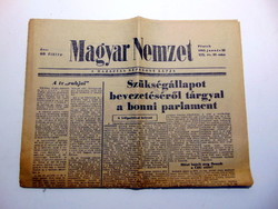 1963 január 25  /  Magyar Nemzet  /  50 éves lettem :-) Ssz.:  19279