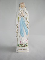 Hungarian marked porcelain Madonna of the Virgin Mary of Lourdes