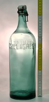 "Csillaghegyi ásványvíz" halványkék nagy ásványvizes üveg (1895)