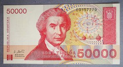Horvátország 50.000 Dinara 1993 UNC