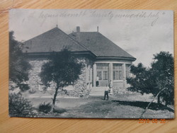 Régi képeslap: a Budapest Sport Egyesület hármashatárhegyi turistaháza,  1926