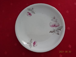 Alföldi porcelain small plate with cyclamen flowers, diameter 16.5 cm. He has!