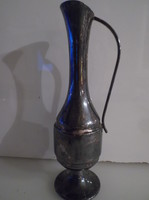 Vase - silver-plated - solid - 21 x 7 cm - flawless