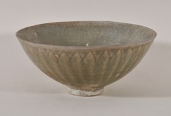 Ancient Chinese Green Glazed Ceramic Bowl, Song Dynasty