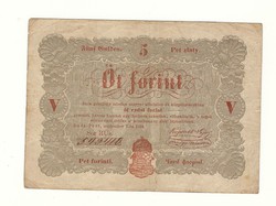 1848 as 5 forint Kossuth bankó papírpénz bankjegy 48 49 es szabadságharc pénze sor  rü e