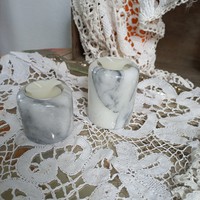2 pcs. Wooden candle holder