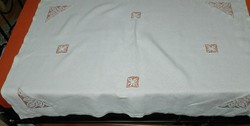 120X90 cm linen crocheted antique tablecloth x