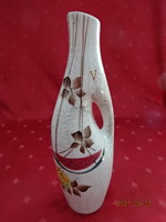 Japanese porcelain oil pourer, height 23 cm. Jamaican - hand painted. He has!