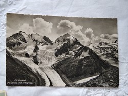 FOGLALT!!! Vintage képeslap/fotólap Svájc Alpok Piz Bernina Piz Roseg und Sellagruppe