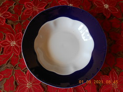 Zsolnay Pompadour alapmázas mély tányér