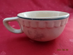 Fs-stas Romanian glazed ceramic, antique coffee cup, diameter 7.5 cm. He has!