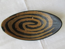 Gorka livia snail pattern serving bowl