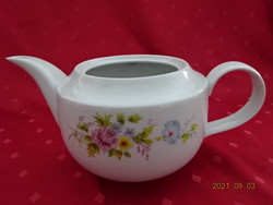 Great Plain porcelain teapot, spring flower pattern, diameter 16 cm. He has!