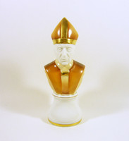 Herend, running (dark) hand-painted porcelain chess piece, flawless! (P083)