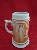 Hollóház porcelain beer mug, half liter. Nme 1988 with the inscription. He has!