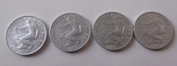 Alu 50 pennies 2 pieces 1953, 19665, 1966