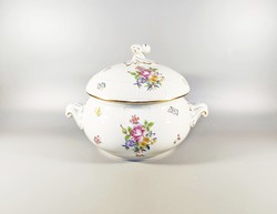 Herend, petite bouquet de rose (pbr) soup bowl, 25 cm., 1955! (J153)
