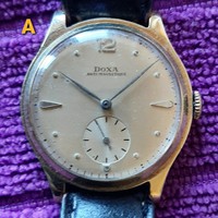 Doxa gold watch ~ 1949 14k