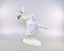 Herend, dancing gypsy girl figure, 32 cm., Flawless! (J016)