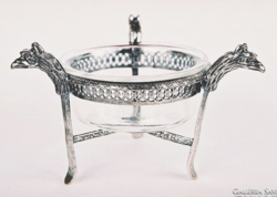 Empire style silver salt cellar