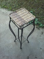 Wrought iron planter with braided top. Cheaper!