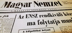 1968 October 3 / Hungarian nation / 1968 newspaper for birthday! No. 19606