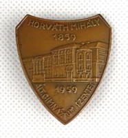 1F954 Szentesi Horváth Mihály Gimnázium réz kitűző 1859-1959