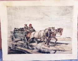 Paul Udvary: horse-drawn carriage