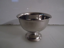 Cup - silver plated - marked - thick - German - 6.5 x 5 cm - flawless