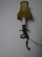 Old baroque gilded bronze wall sconce