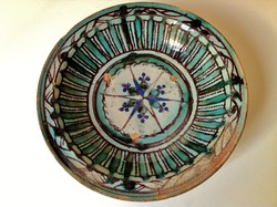 Tin-glazed faience plate - 1700s