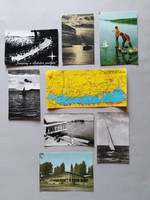 Beautiful 19 Balaton postcard collection with rare branches, 1960-70s