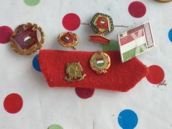Old Hungarian badge for sale! 6 pcs