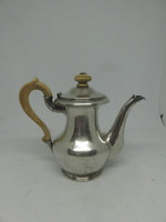 13 Latos antique silver small coffee pot, Vienna, 1856