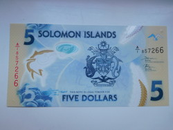 Salamon szigetek 5 dollár 2019 UNC Polymer