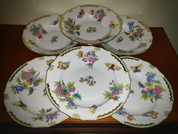 Herend vbo victoria soup plate 6pcs