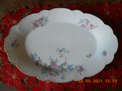 Zsolnay rose patterned, beaded, meaty / fried / roasted bowl