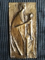 Erwin Huber bronz plakett
