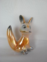 Retro craft ceramic fox
