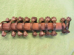 RÉZ FÜGGÖNYTARTÓ CSIPESZ 8+2 DB.
