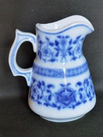 Antique blue and white thick-walled porcelain milk spout