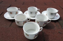 Old floral rfh Czechoslovak tea set