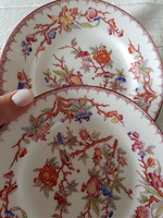 2 db Sarreguemines kézzel festett tányér