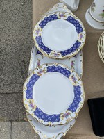 Zsolnay porcelain cake set