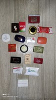Különböző ritka mini/hotel szappan 18 darab együtt
