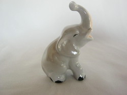 Retro ... Aquincumi porcelán figura nipp kis elefánt